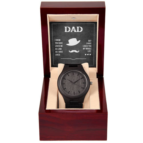 Dad's Love - Wooden Watch