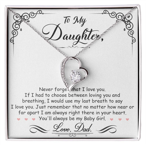 My Baby Girl - Forever Love Necklace