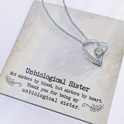 Unbiological Sister - Forever Love Necklace