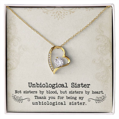 Unbiological Sister - Forever Love Necklace